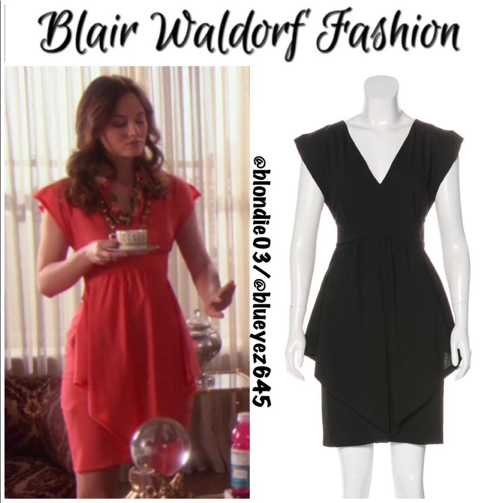 Fendi black peplum dress IT 40/US 4